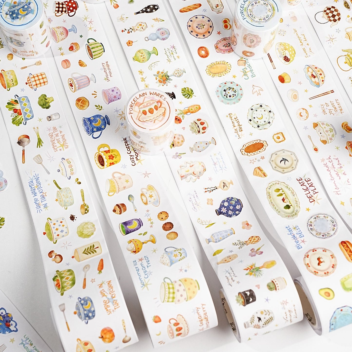 Washitape porcelain wares-2 metros