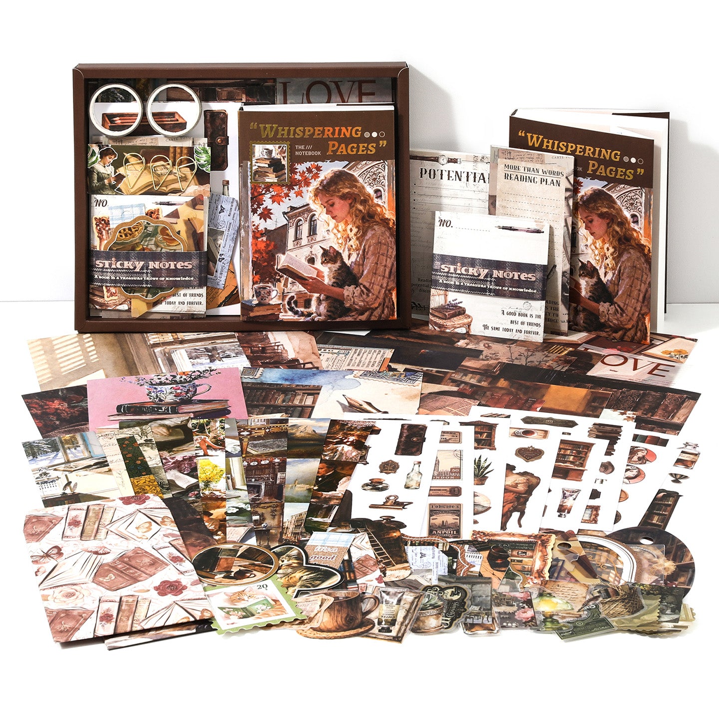 Set de papeleria Wishpering pages-155 pzas