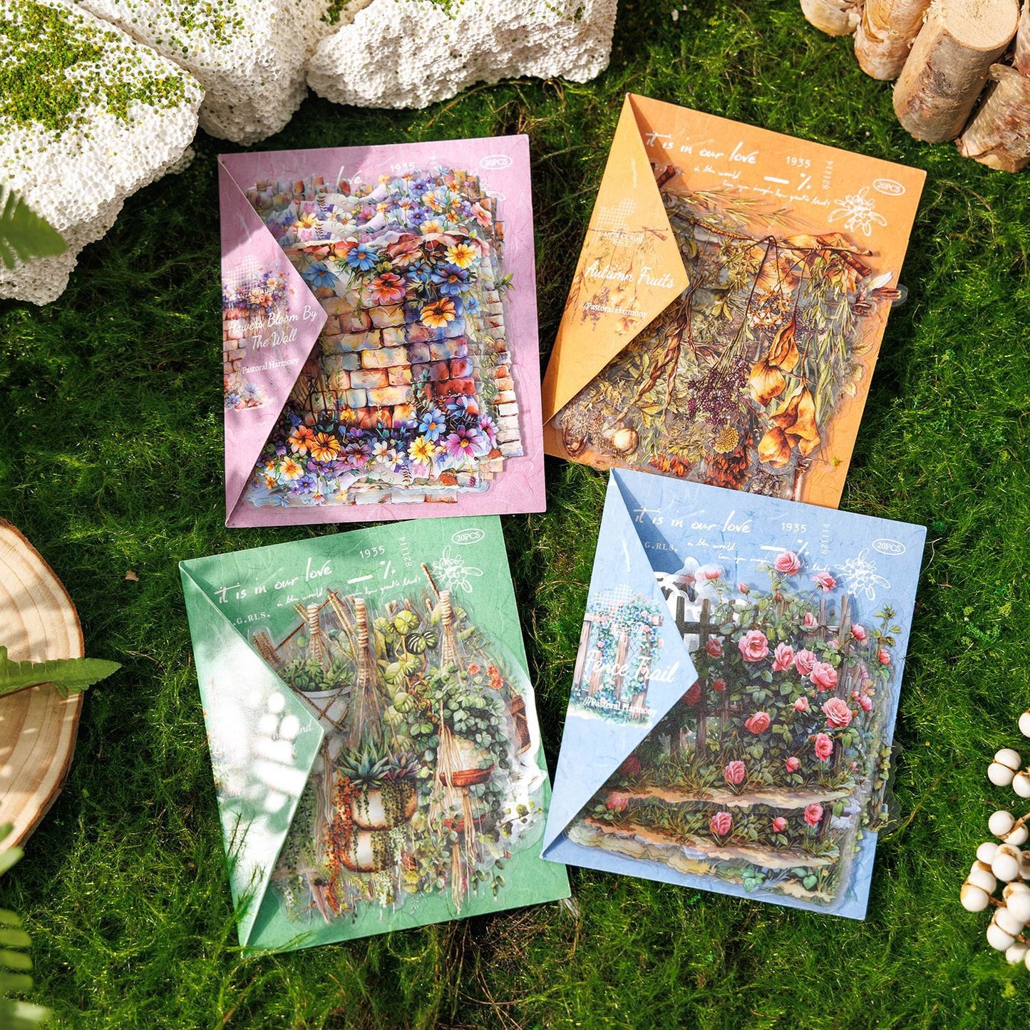 Stickers garden-20 pzas