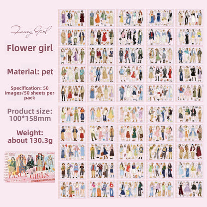 Libro de stickers personajes-50 hojas