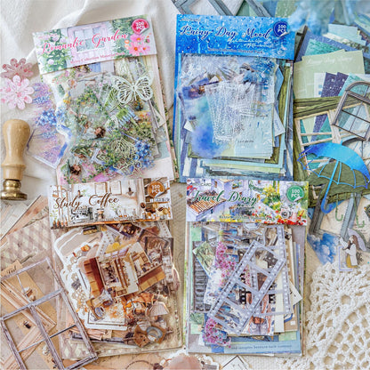 Set de papeleria retro collection-100 pzas