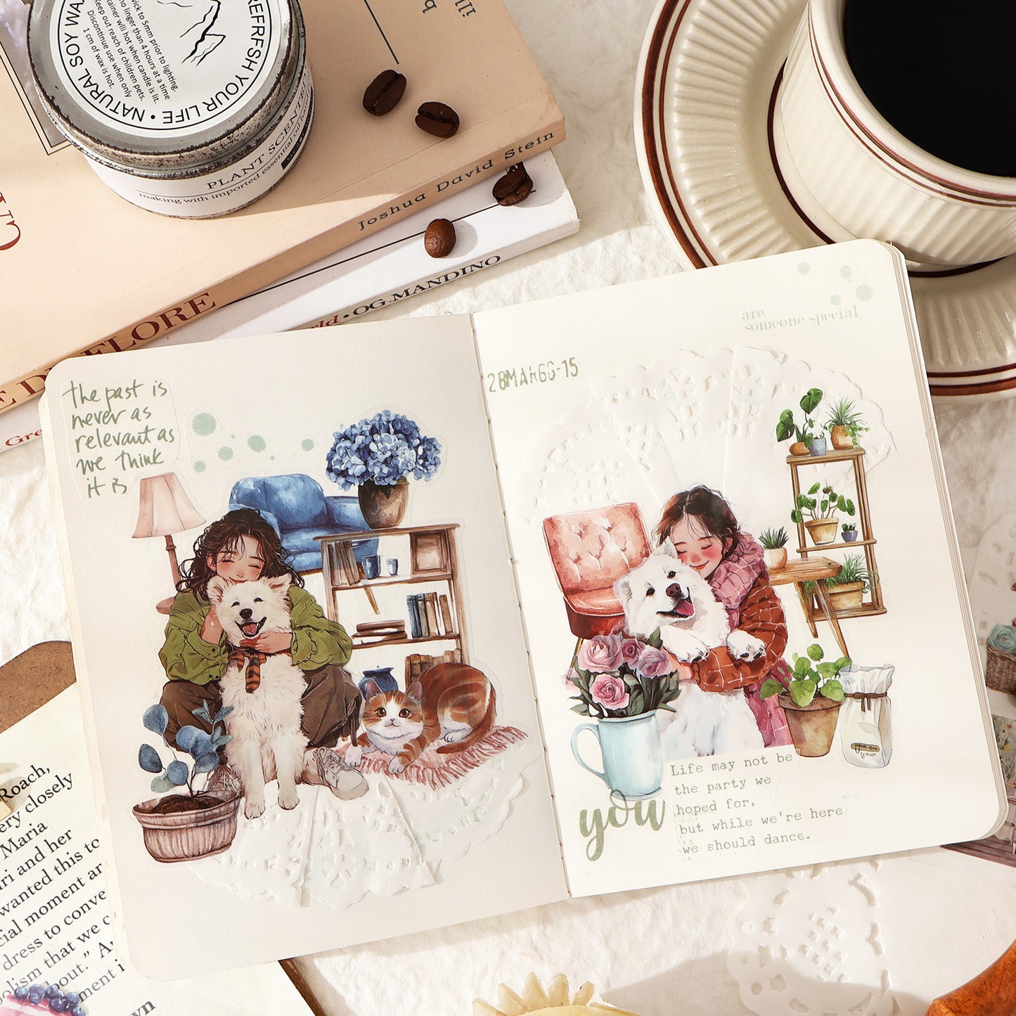 Libro de stickers cute pets-20 hojas