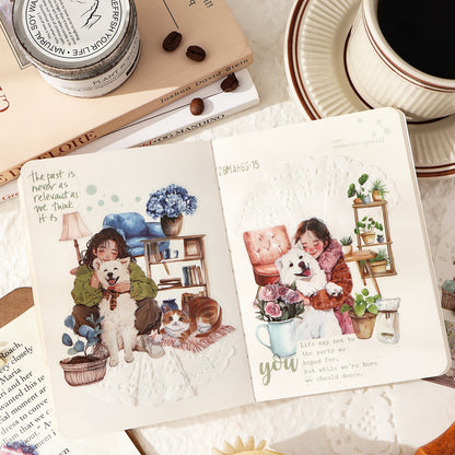 Libro de stickers cute pets-20 hojas