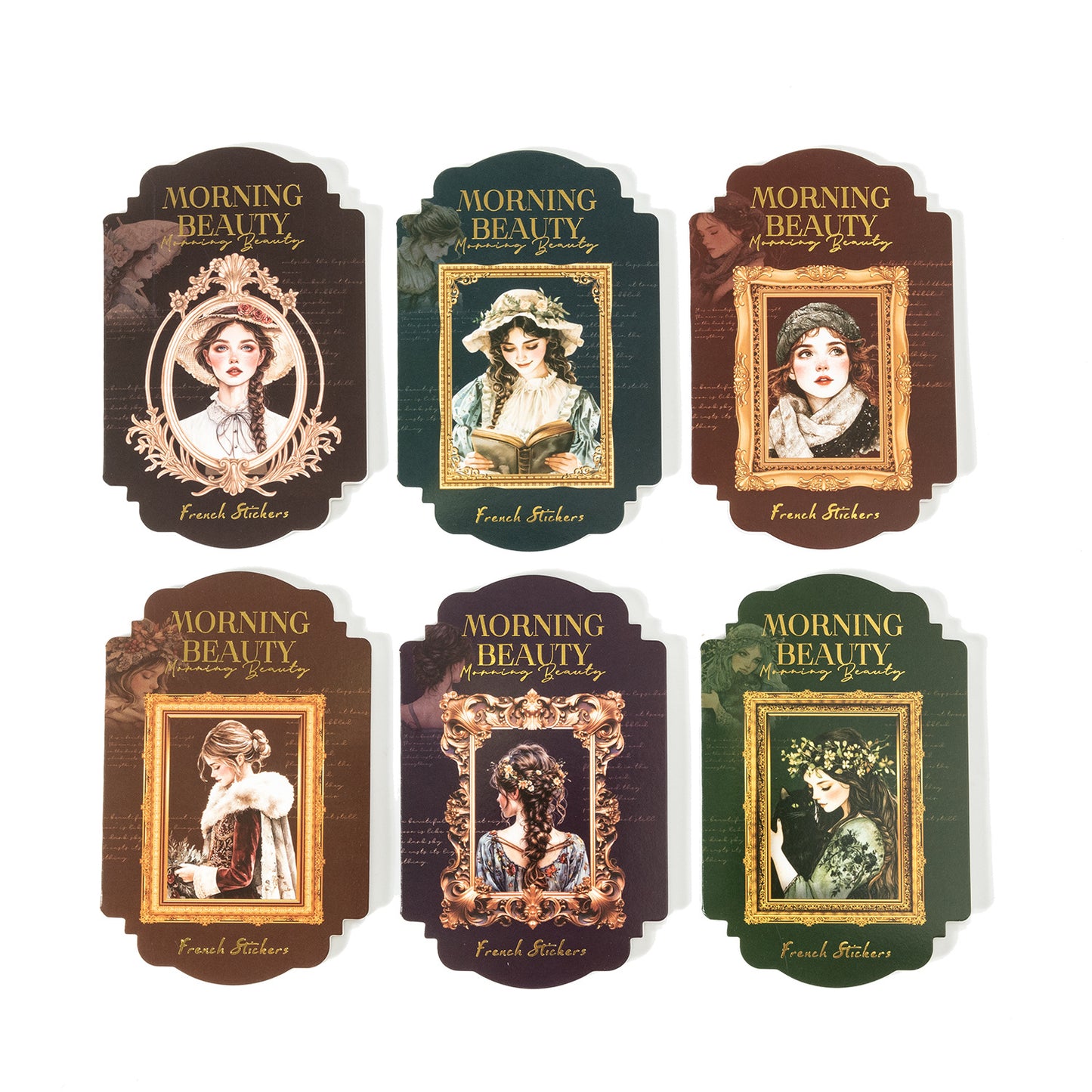 Stickers morning beauty-20 pzas