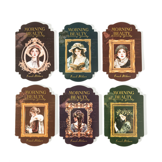 Stickers morning beauty-20 pzas
