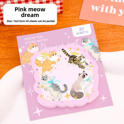 Notepad dream cat puppy-30 pzas