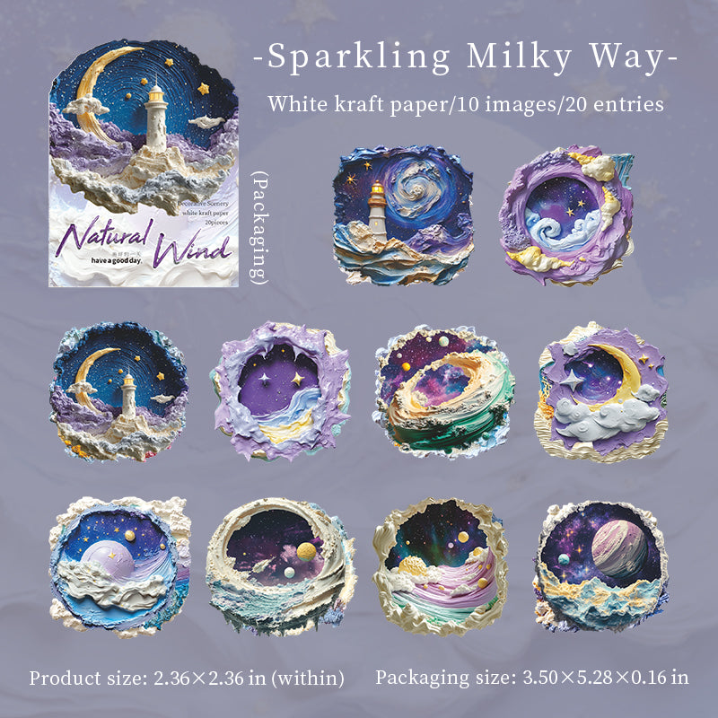 Stickers natural wind-20 pzas