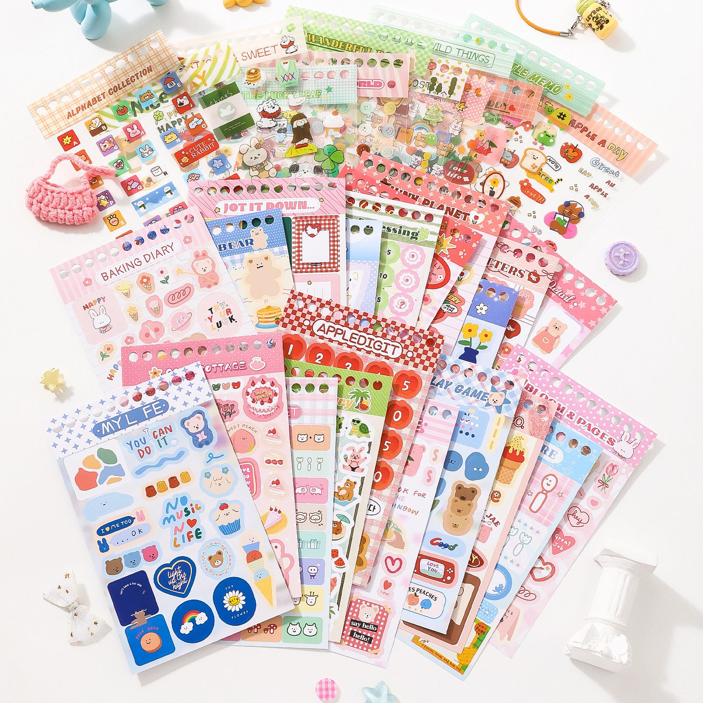 Block de stickers happines-32 hojas