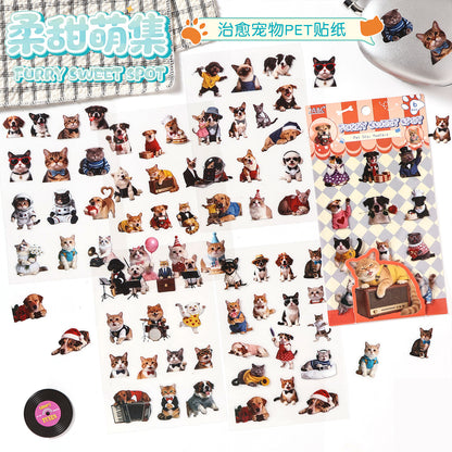 Stickers furry sweet-6 pzas