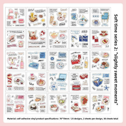Librito de stickers papermate-25 hojas