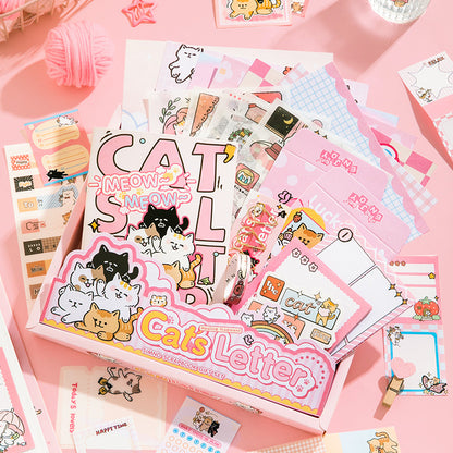 Set de papeleria Cat letter-116 pzas