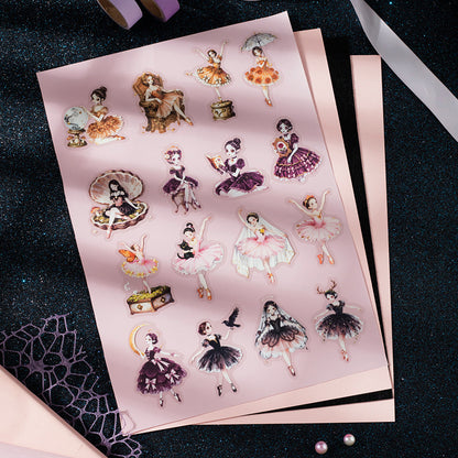 Stickers little ballet-15 pzas