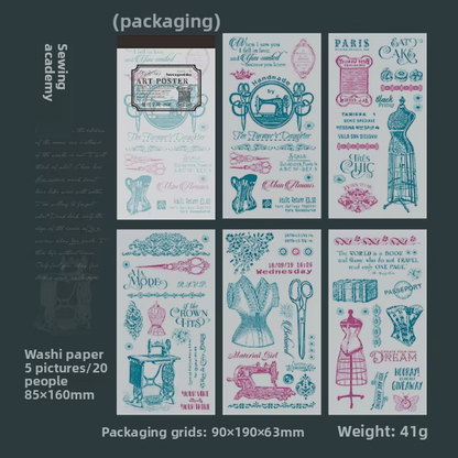 Block de stickers art poster-20 hojas