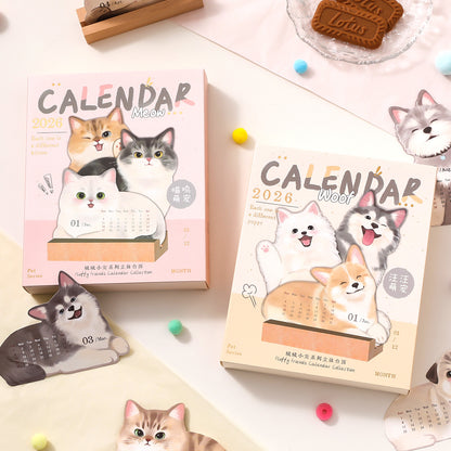 Calendario mascotas 2026