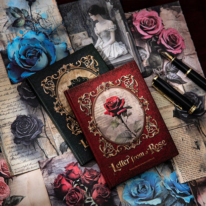 Libro decopapel letter from a rose-36 pzas