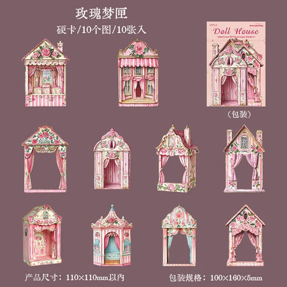 Stickers cartonaje dollhouse-10 pzas
