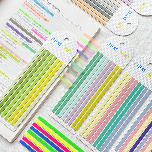 Sticky notes long strip-160 pzas