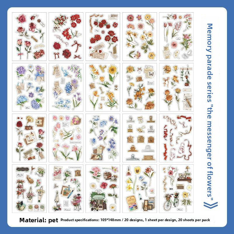Libro stickers memory parade-20 hojas