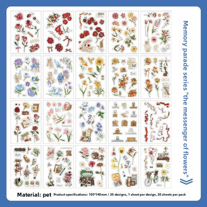Libro stickers memory parade-20 hojas