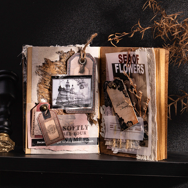 Stickers tag vintage-15 pzas