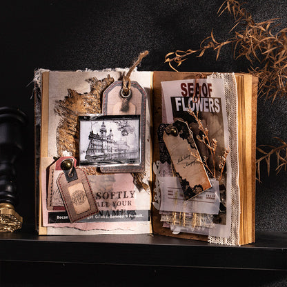 Stickers tag vintage-15 pzas