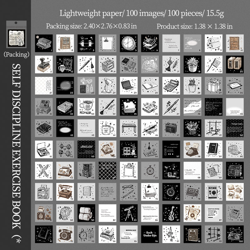 Mini librito decopaper-100 pzas