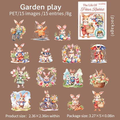 Stickers Peter Rabbit-15 pzas