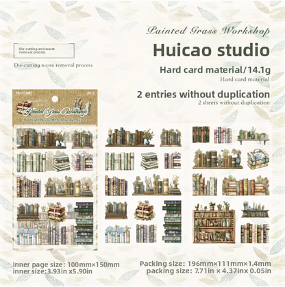 Stickers libros 3D-2 pzas