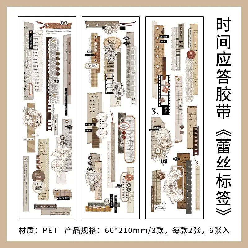 Stickers response time-6 planchas