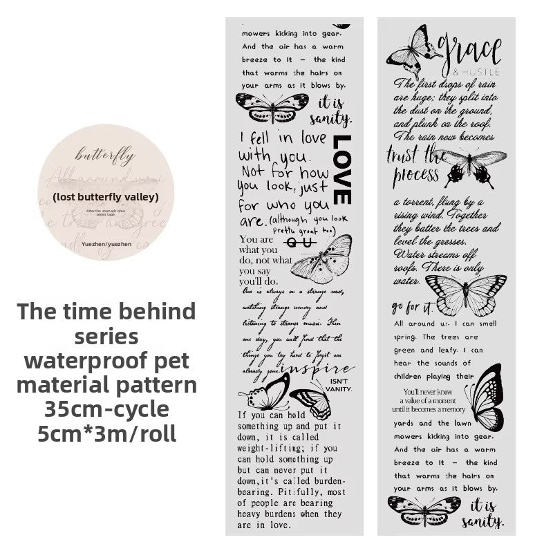 Washitape english letter-2 metros