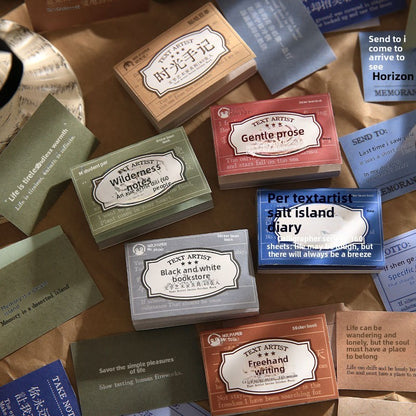 Mini librito text artist-60 pzas