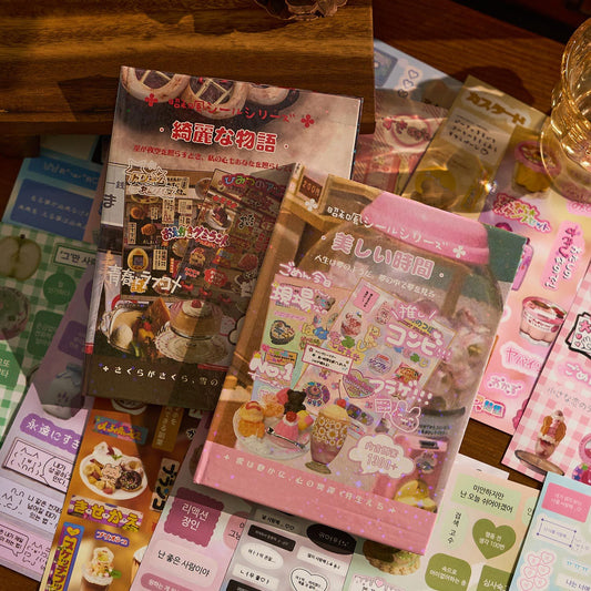 Libro de stickers estilo japoneses beautiful-45 hojas