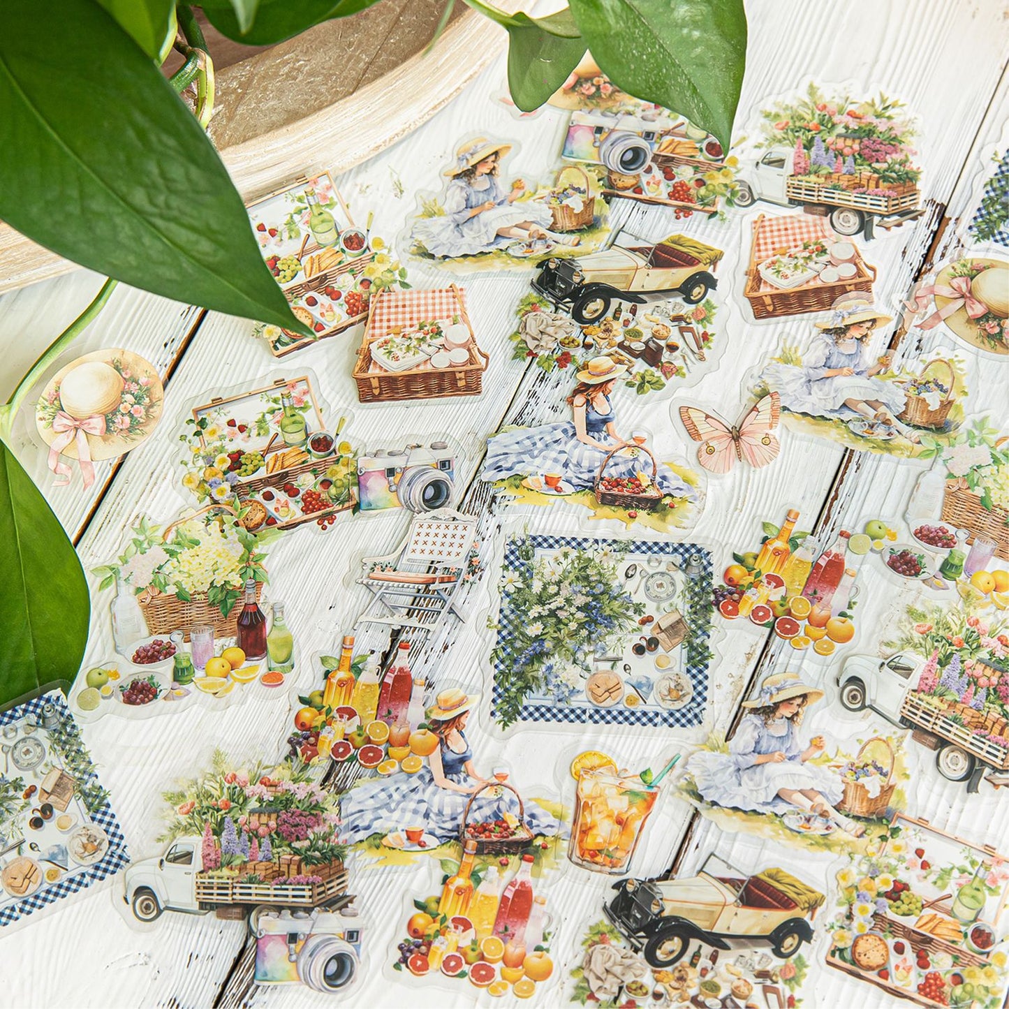 Stickers picnic-30 pzas