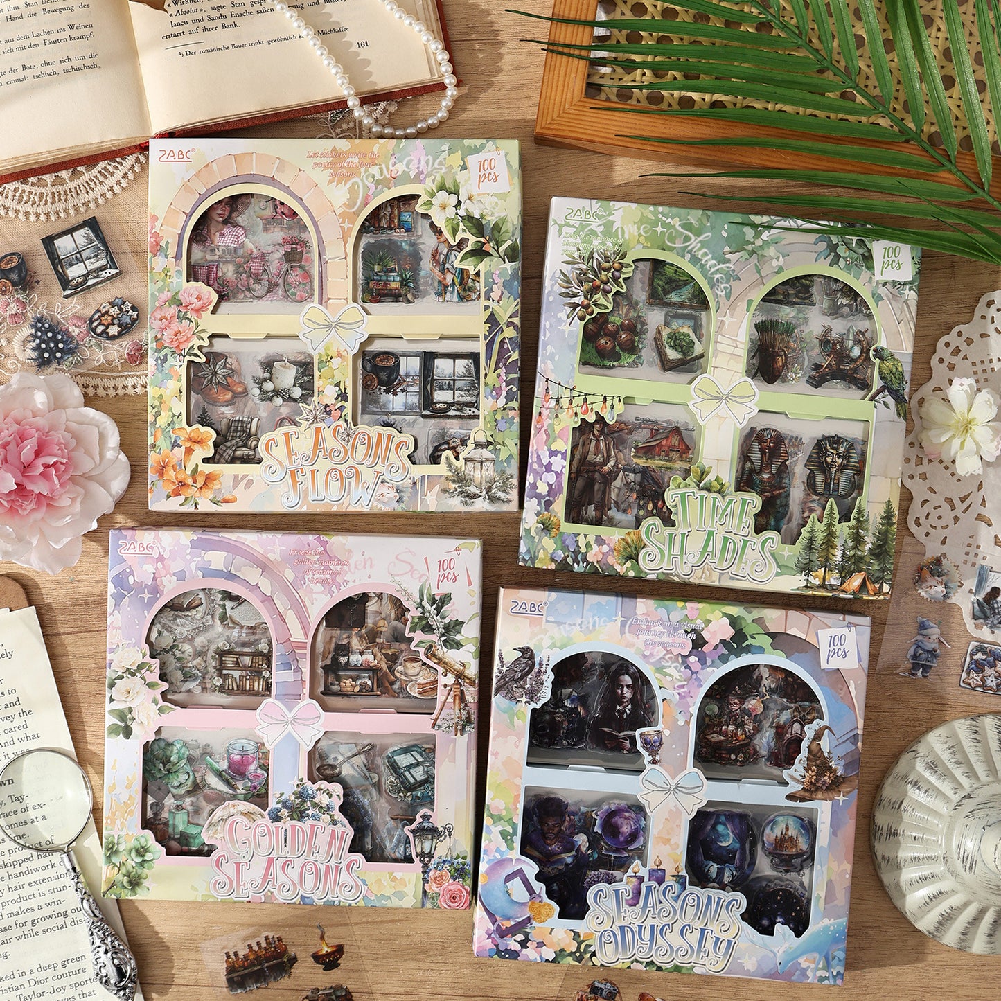 Box de stickers-100 planchas