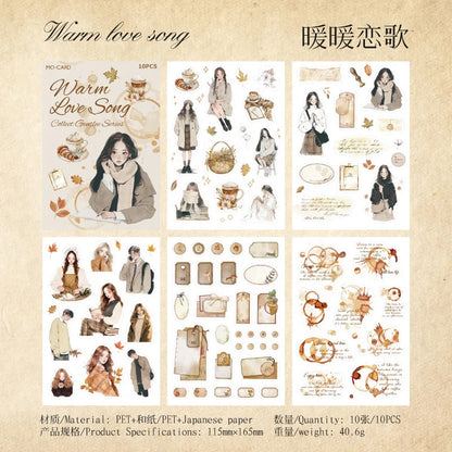 Revista stickers gentlee series-10 hojas