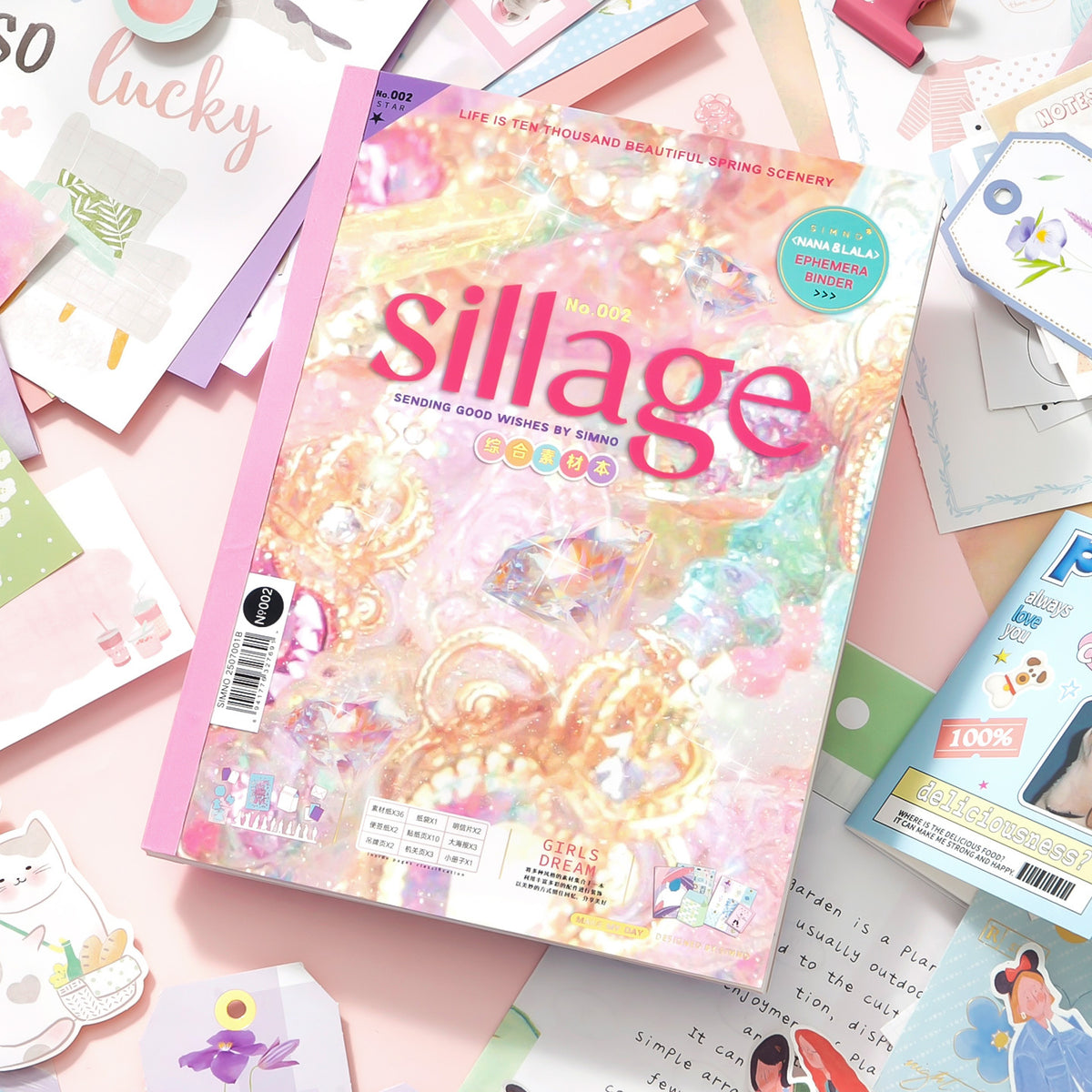Revista Sillage rosado-60 pzas