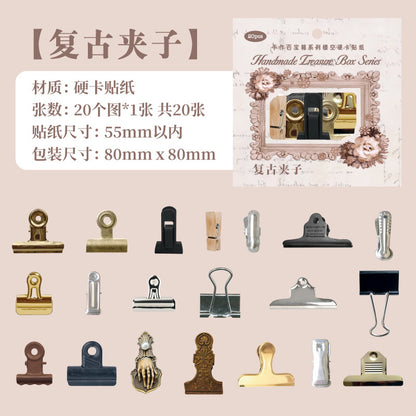 Stickers handmade treasure-20 pzas