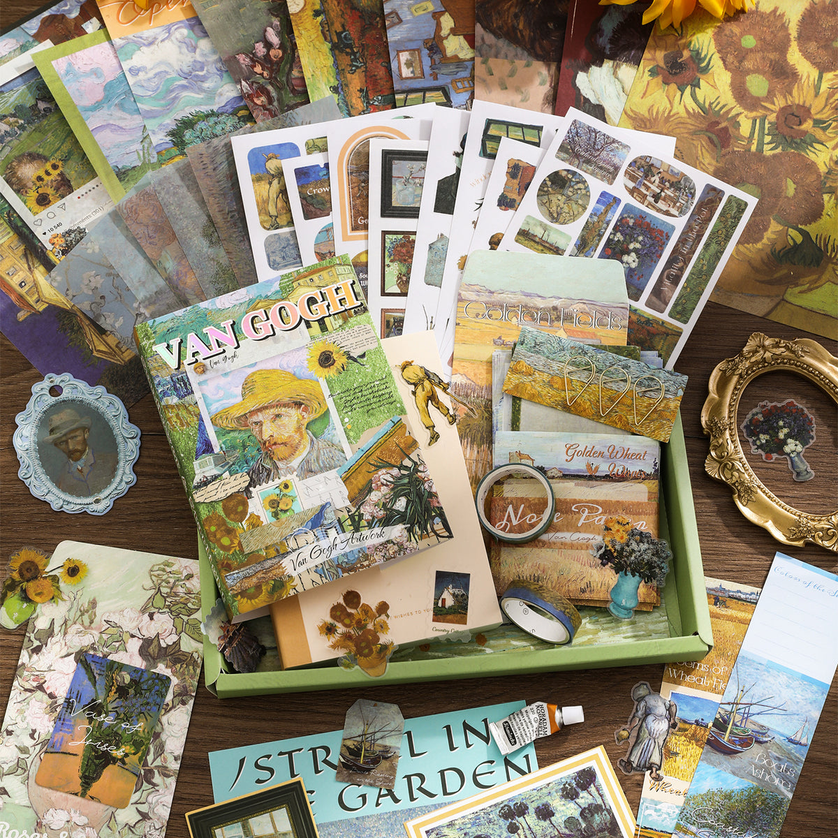 Set de papeleria Van Gogh-157 pzas