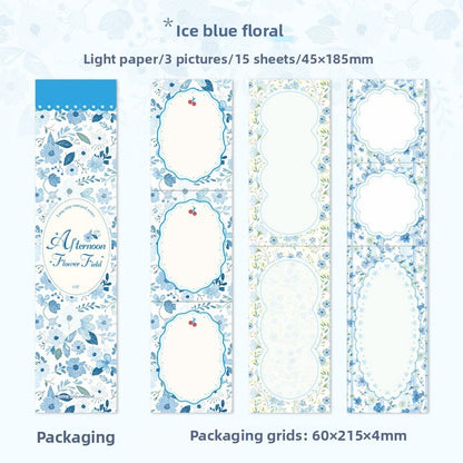 Notepad decopapel long strip-15 pzas