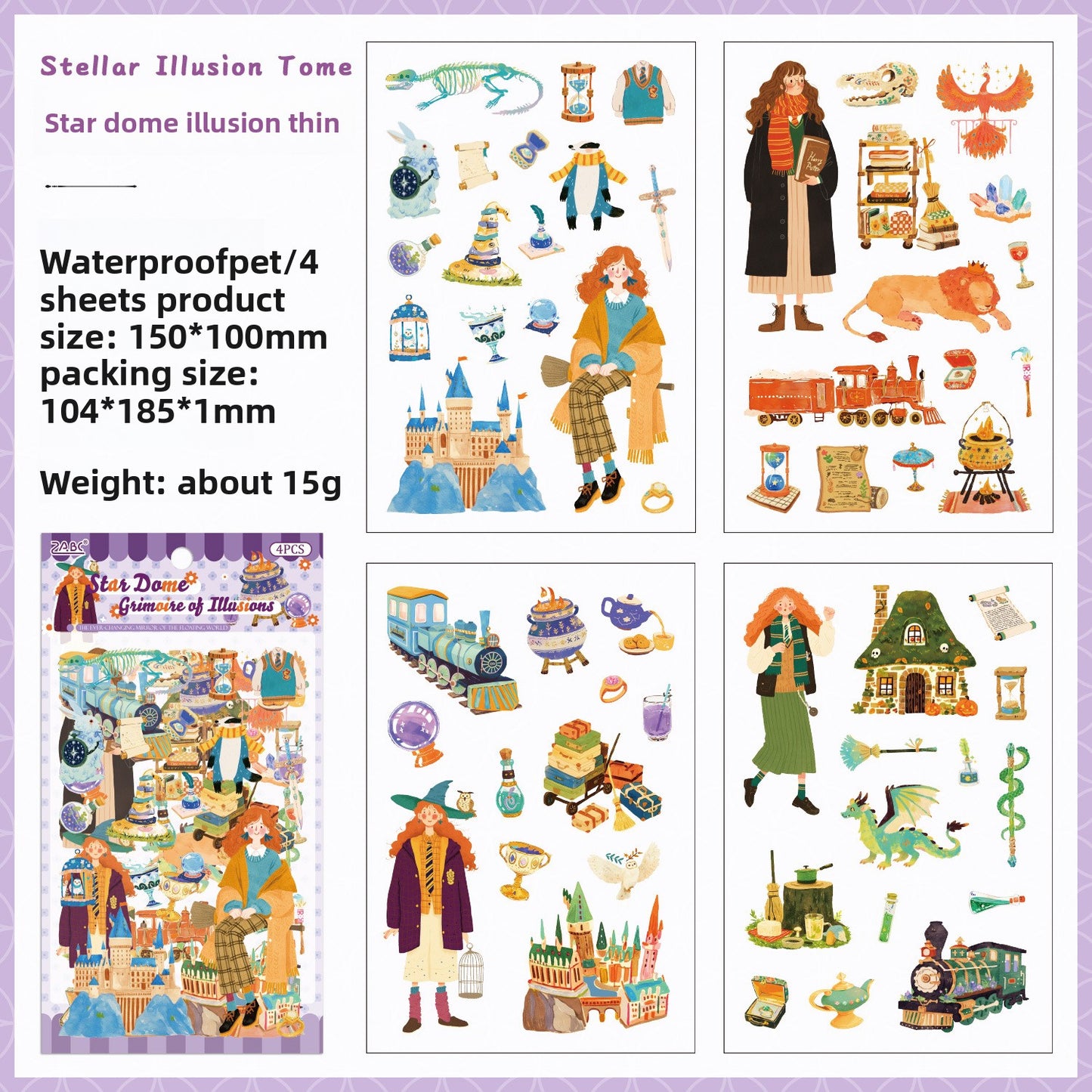 Stickers vacation-4 planchas