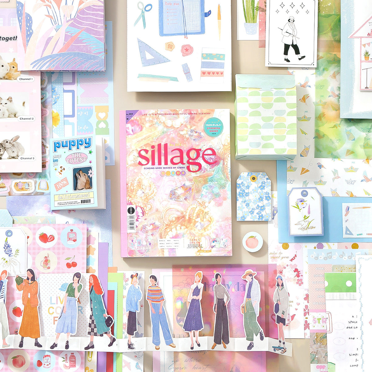 Revista Sillage rosado-60 pzas