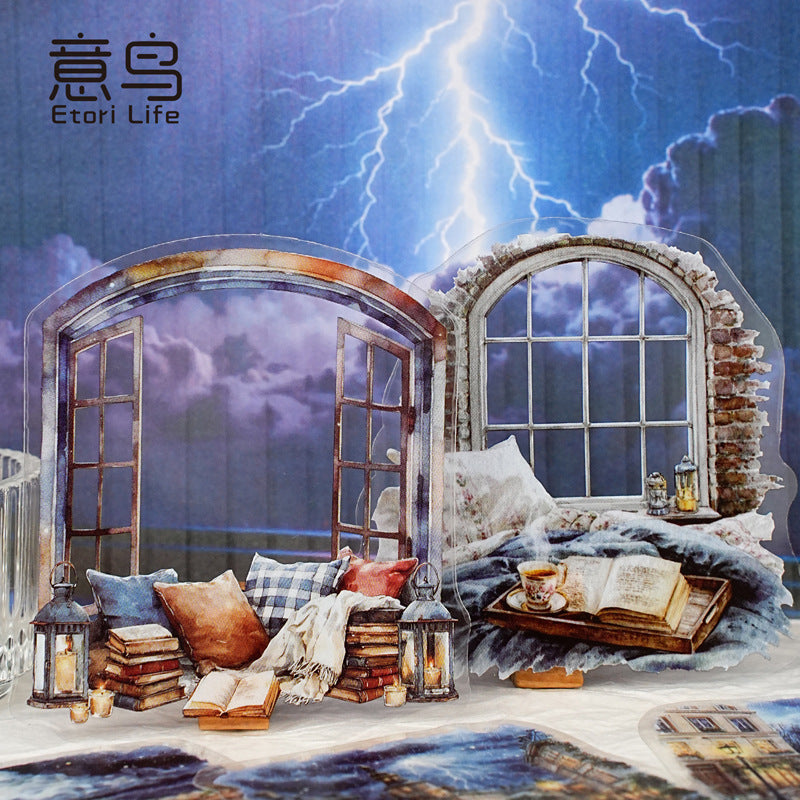 Stickers windows weather-15 pzas