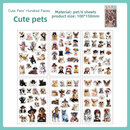 Stickers furry sweet-6 pzas