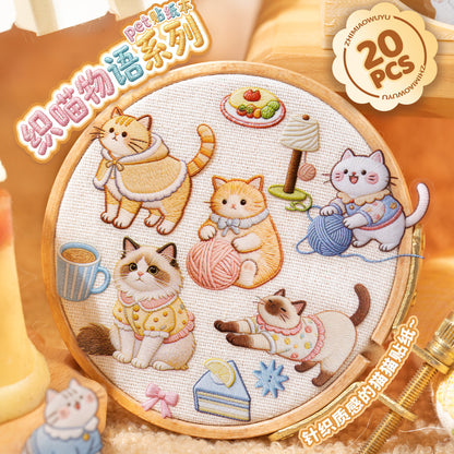 Mini librito de stickers cat-20 hojas