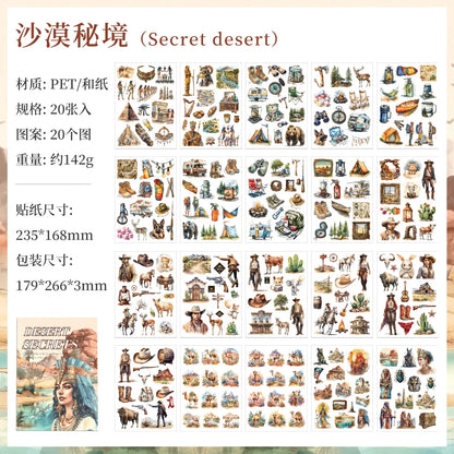 Revista de stickers Memory time-20 hojas B5
