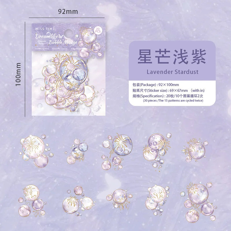 Stickers Dreamlife bubble-20 pzas