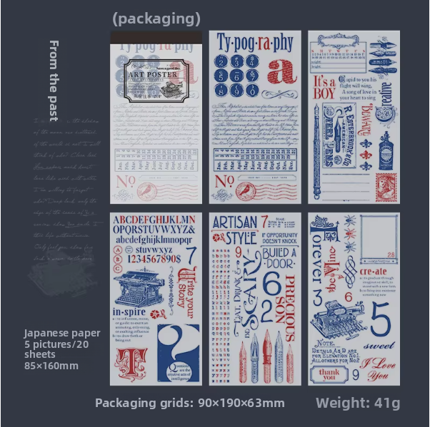 Block de stickers art poster-20 hojas