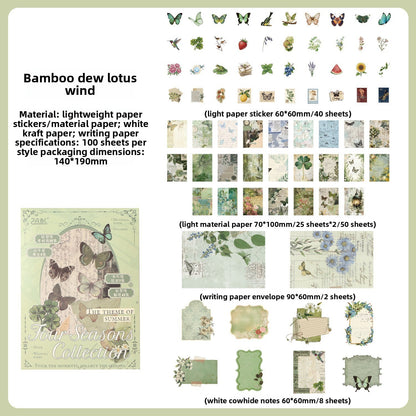 Set de papeleria Four seasons collection-100 pzas