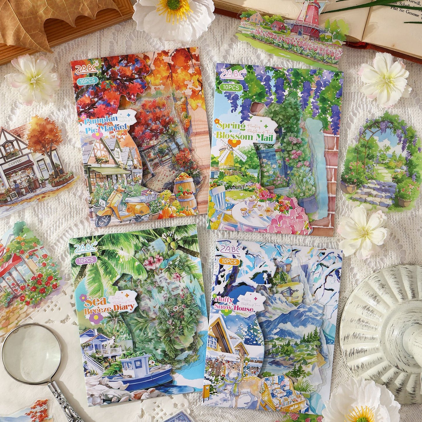 Stickers seasonal series-10 pzas