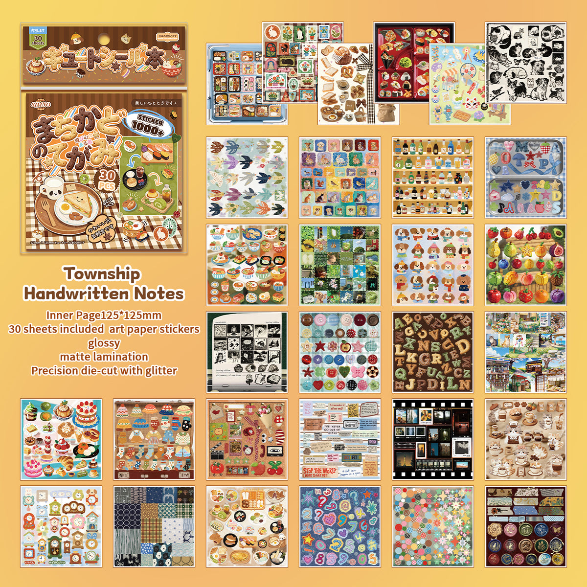 Libro de stickers happy day-30 pzas